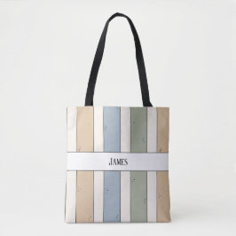 monogram decent strepen tas