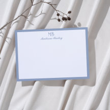 Monogram decoratieve typografie | Stofblauw