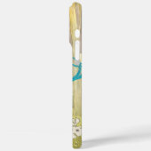 Monogram  Deer Art Nouveau Forest iphone Case-Mate iPhone Case (Achterkant / Links)