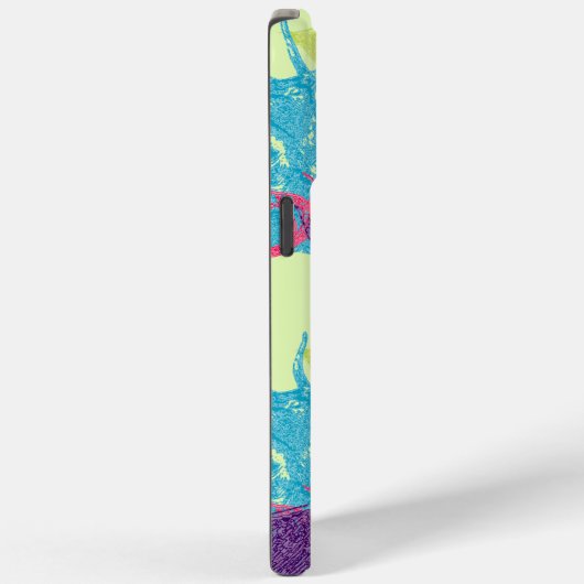 Monogram  Deer Art Nouveau Forest iphone Case-Mate iPhone Case (Achterkant / Rechts)