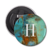 Monogram | Deja Blue Button Flesopener (Voorkant)