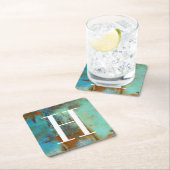 Monogram | Deja Blue Kartonnen Onderzetters (Insitu)