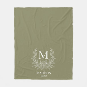 Monogram deken
