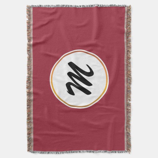 monogram deken (Voorkant Verticaal)