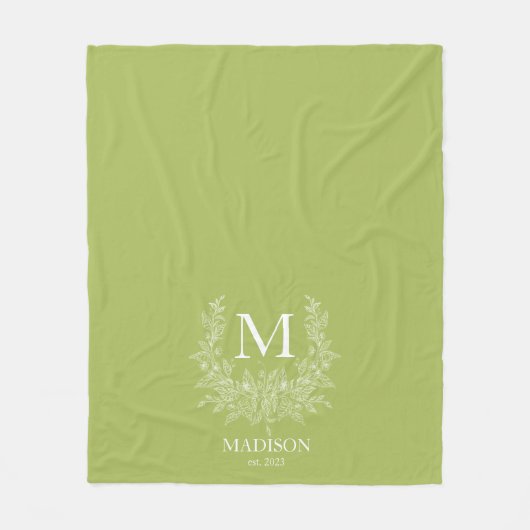 Monogram deken (Voorkant)