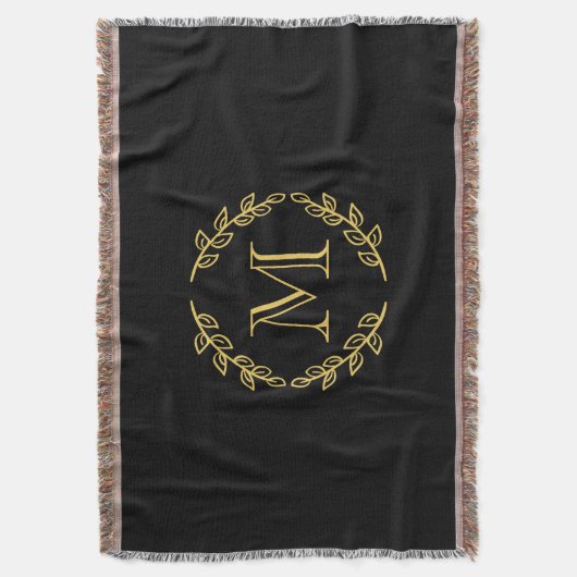  monogram deken (Voorkant Verticaal)