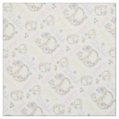 Monogram Delilah naam en letter D stof (Swatch)