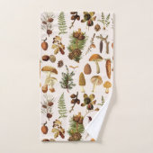 Monogram dennenbos schatten patroon bad handdoek (Handdoek)