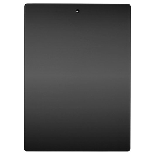 Monogram Dentist Kantoor - zwart en goud Klembord (Achterkant)