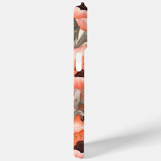 Monogram Desert Wildflowers Modern Floral Case-Mate iPhone Case (Achterkant / Rechts)