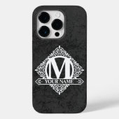  Monogram Design Hoesje-Mate iPhone Case (Achterkant)
