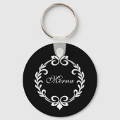 Monogram Design Sleutelhanger (Voorkant)