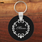 Monogram Design Sleutelhanger (Voorkant)