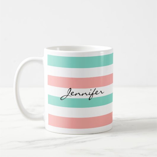 Monogram Designer Coffee Cup Koffiemok (Links)