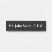 Monogram Deurbordje (Voorkant)