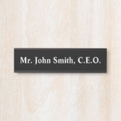 Monogram Deurbordje (Voorkant)