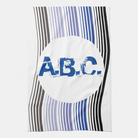 Monogram deze leuke handdoek (Verticaal)