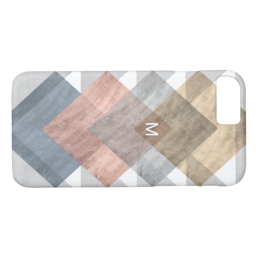 Monogram | Diamond Align I Case-Mate iPhone Case (Achterkant (Horizontaal))