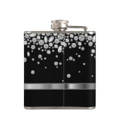 Monogram Diamond - Bridesmaid Heupfles (Achterkant)