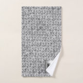Monogram Diamond Metaal Bord in grijs Bad Handdoek (Handdoek)