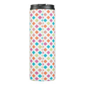 Monogram Diamond Pattern Thermal Tumbler Thermosbeker (Achterkant)