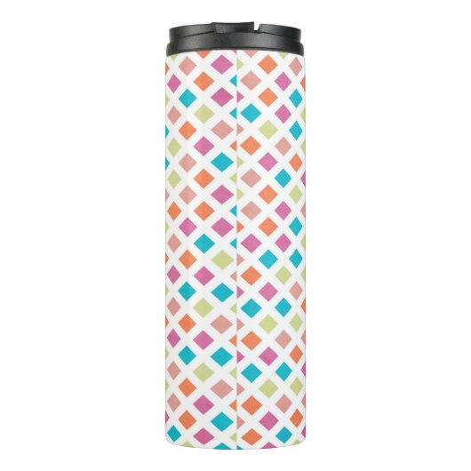 Monogram Diamond Pattern Thermal Tumbler Thermosbeker (Achterkant)
