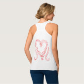 Monogram Diamond Ring Hearts Tanktop (Volledige Achterkant)