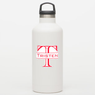 Monogram die op maat gesneden Aangepaste sticker