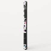 Monogram Dierenprint Leopard Girly Case-Mate iPhone Case (Achterkant/links)