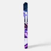 Monogram dierenprint luipaard roze paarse girly Case-Mate iPhone case (Achterkant / Links)