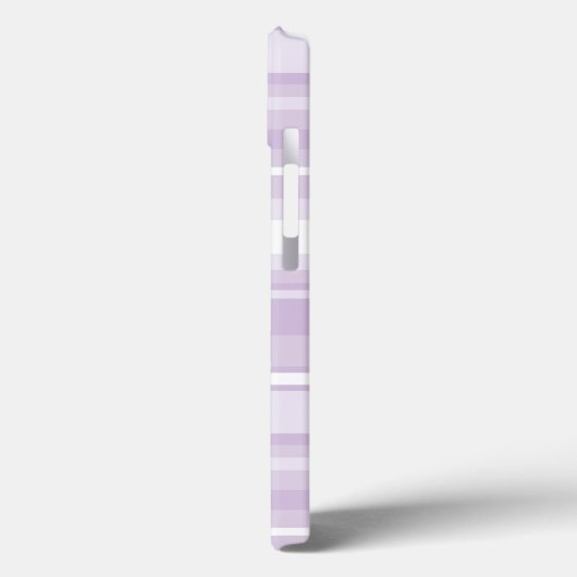 Monogram dikke paarse strepen Hoesje-Mate iPhone c Case-Mate iPhone Case (Achterkant / Links)