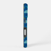 Monogram Dinosaurus iPhone / iPad hoesje iPhone 16 Hoesje (Rechterkant)
