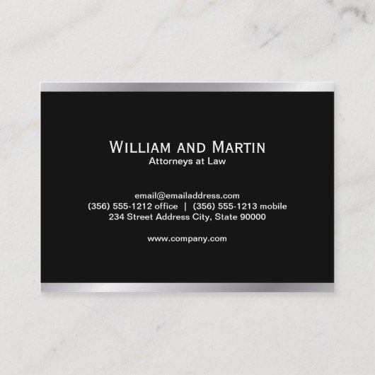 Monogram | Directeur Visitekaartje (Achterkant)