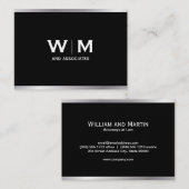 Monogram | Directeur Visitekaartje (Voorkant / Achterkant)