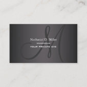 Monogram DIY gerookte as Visitekaartje (Voorkant)