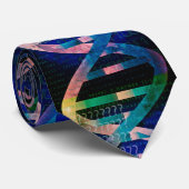 Monogram DNA ID Art Science Stropdas (Opgerold)