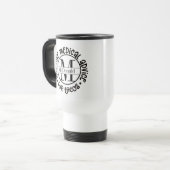 Monogram Doctor Reis Travel Mug Reisbeker (Voorkant links)