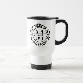 Monogram Doctor Reis Travel Mug Reisbeker