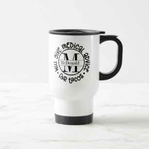 Monogram Doctor Reis Travel Mug Reisbeker