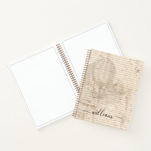 Monogram  documentscript luchtschip notitieboek (Binnen)