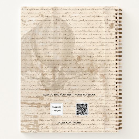 Monogram documentscript luchtschip notitieboek (Achterkant)