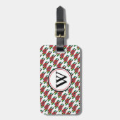  monogram DOMINICA FLAG Bagagelabel (Voorkant verticaal)