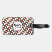  monogram DOMINICA FLAG Bagagelabel (Achterkant horizontaal)