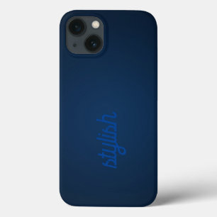 Monogram donkerblauw Case-Mate iPhone case