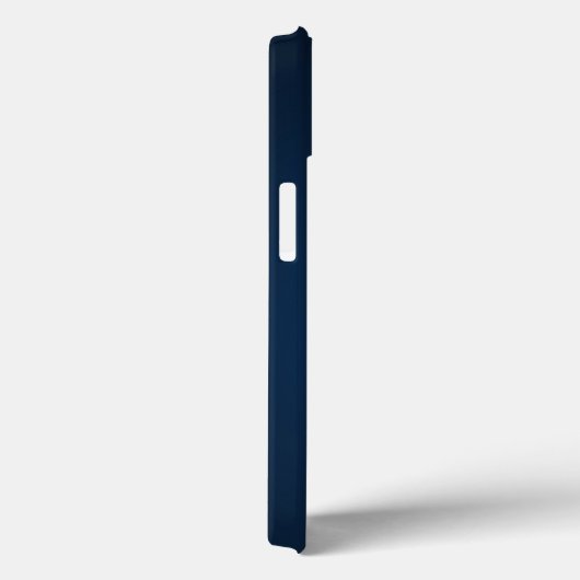 Monogram donkerblauw Case-Mate iPhone case (Achterkant / Rechts)