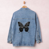 monogram donkere vlinder jeans jas denim jacket (Hangar)
