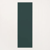 Monogram donkergroen stijlvol, modern minimalistis yogamat (Achterkant)