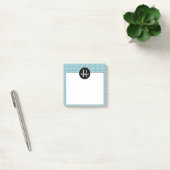 Monogram Doodle wervelpatroon achtergrond Post-it® Notes (Kantoor)