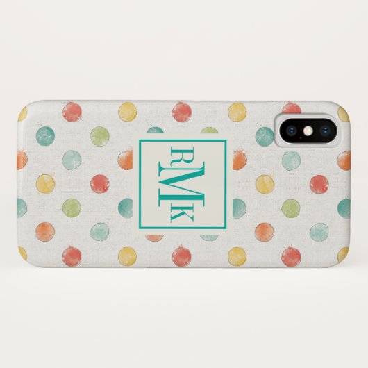 Monogram | Doordacht Butterflies Stap Case-Mate iPhone Case (Achterkant (horizontaal))