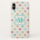Monogram | Doordacht Butterflies Stap Case-Mate iPhone Case (Achterkant)